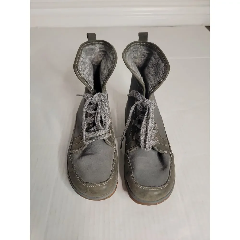 Chaco Women's Barbary Castlerock Gray Suede Chukka Hiking Boots Size 8